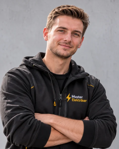 Porträt von Lukas, Elektroniker für Energie- und Gebäudetechnik